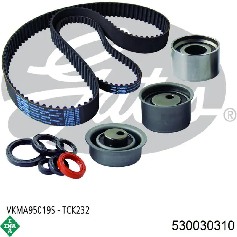 Ремкомплект ГРМ Gates K035373XS
