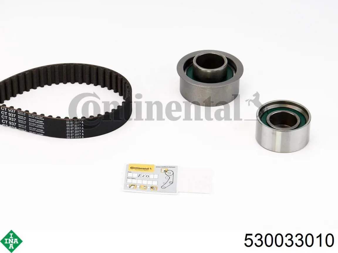 Комплект ГРМ INA 530033010 ціна, від 52.99 USD
