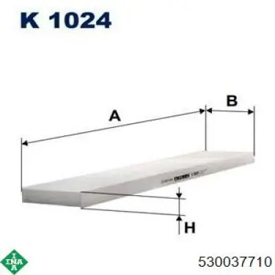 Купити 530037710 INA ГРМ ремень