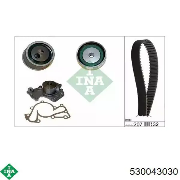Комплект ГРМ INA 530043030 ціна, від 133.73 USD