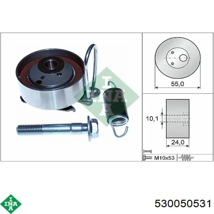 Комплект ГРМ INA 530050531 ціна, від 149.97 USD