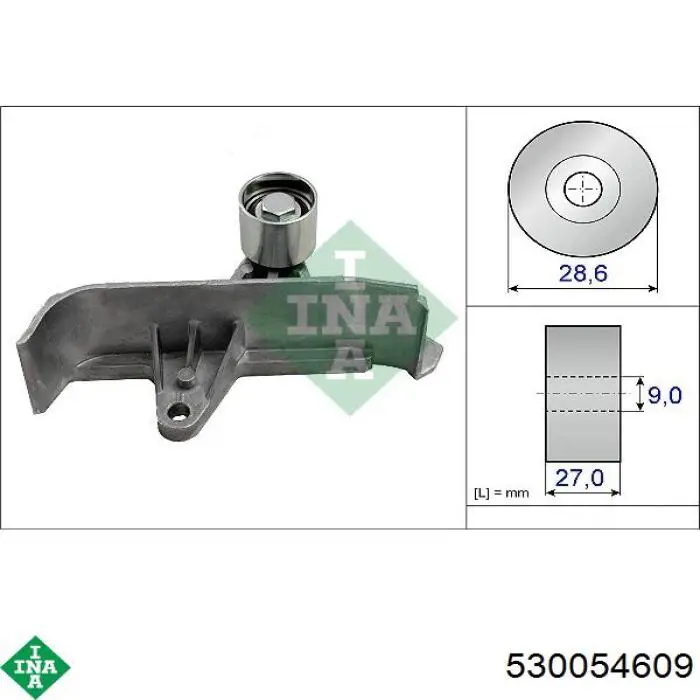 Комплект ГРМ INA 530054609 ціна, від 89.89 USD
