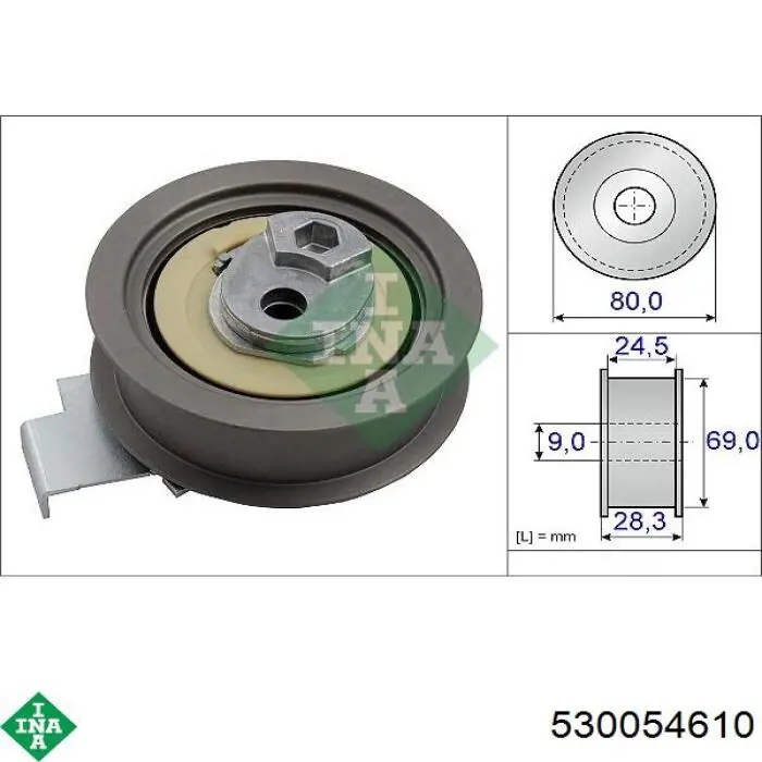 Комплект ГРМ INA 530054610 ціна, від 103.87 USD