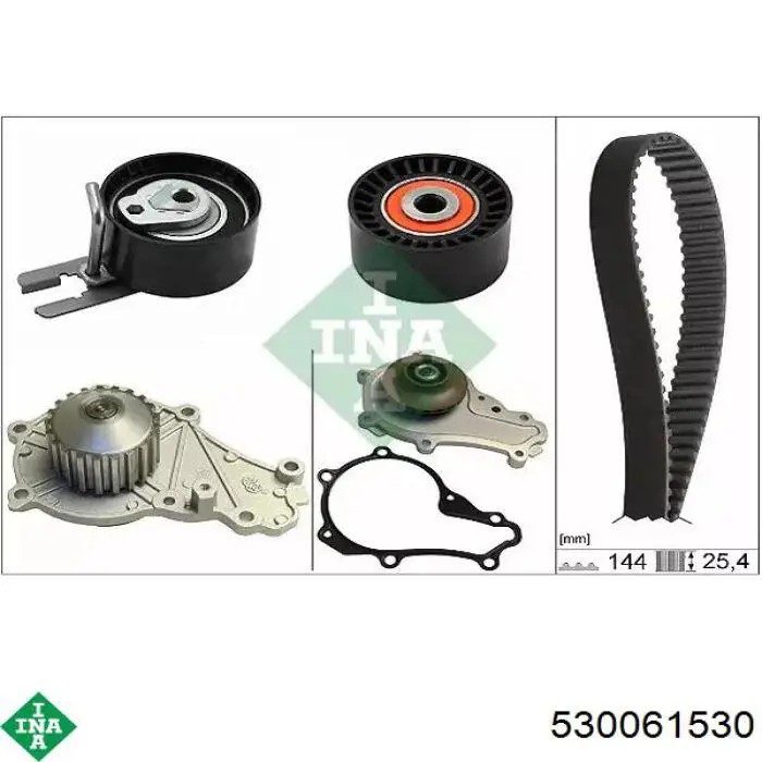 Комплект ГРМ INA 530061530 ціна, від 101.00 USD