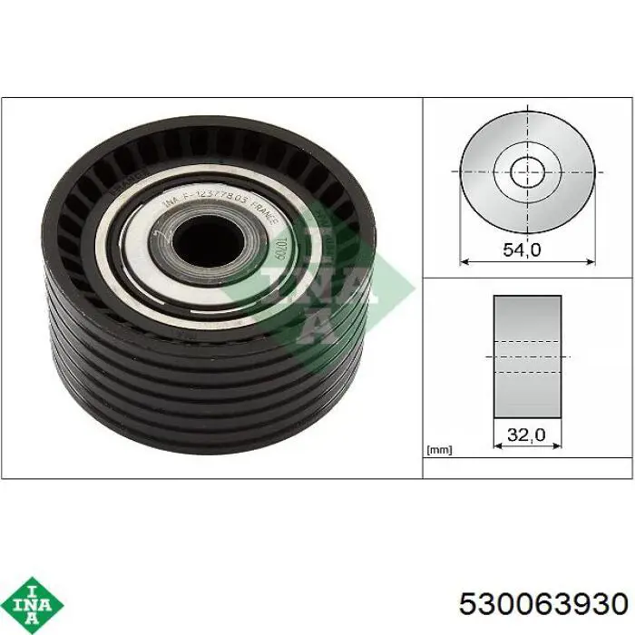 Комплект ГРМ INA 530063930 ціна, від 124.36 USD