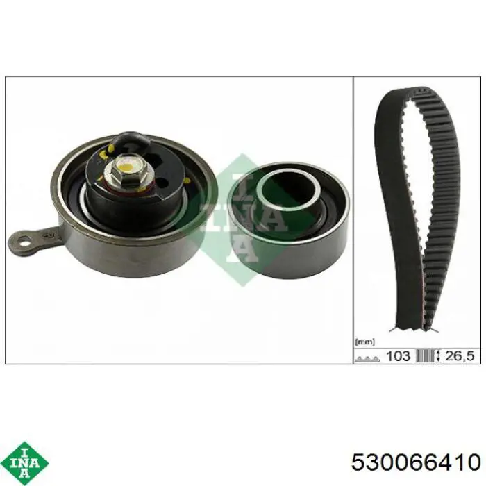 Комплект ГРМ INA 530066410 ціна, від 178.24 USD