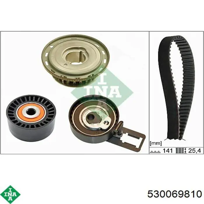Комплект ГРМ INA 530069810 ціна, від 86.53 USD