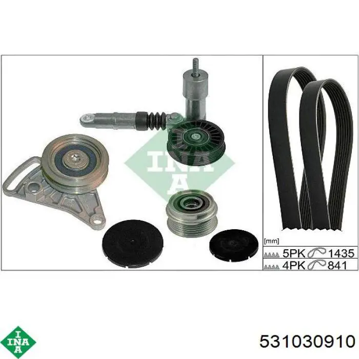 Натягувач приводного ременя 531030910 INA