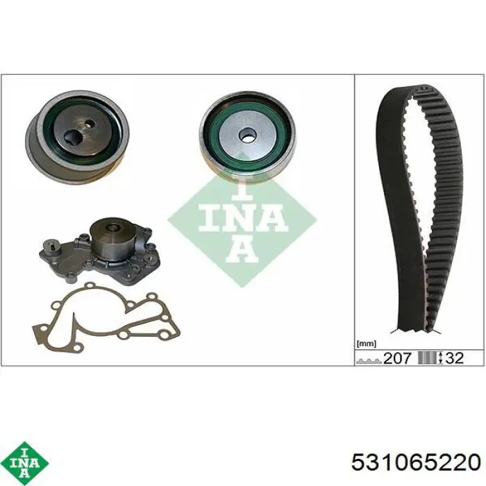 Ролик ременя ГРМ, паразитний INA 531065220 ціна, від 16.04 USD