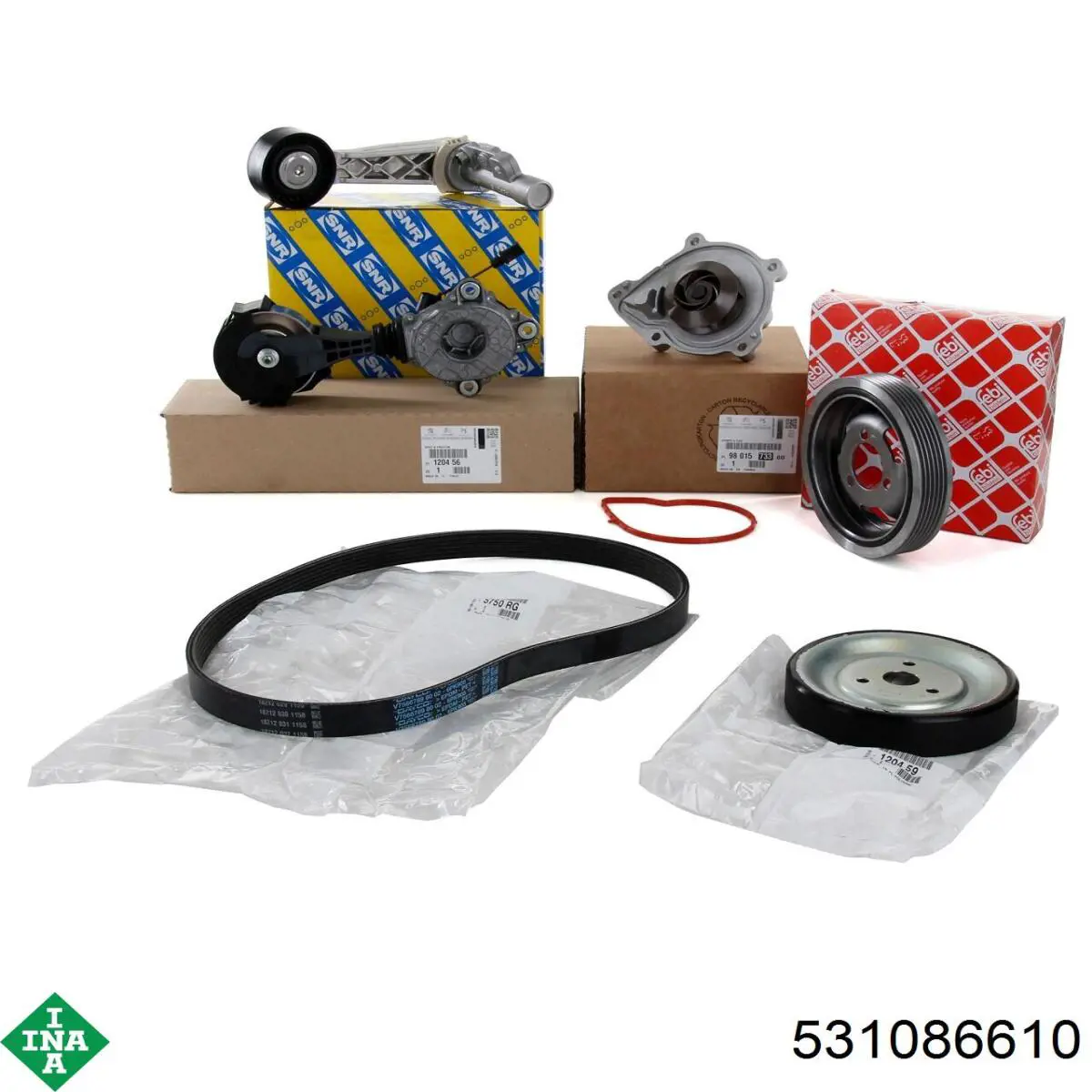 Натяжний ролик INA 531086610 ціна, від 22.12 USD