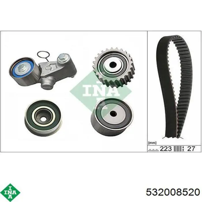 Ролик ременя ГРМ, паразитний INA 532008520 ціна, від 17.39 USD