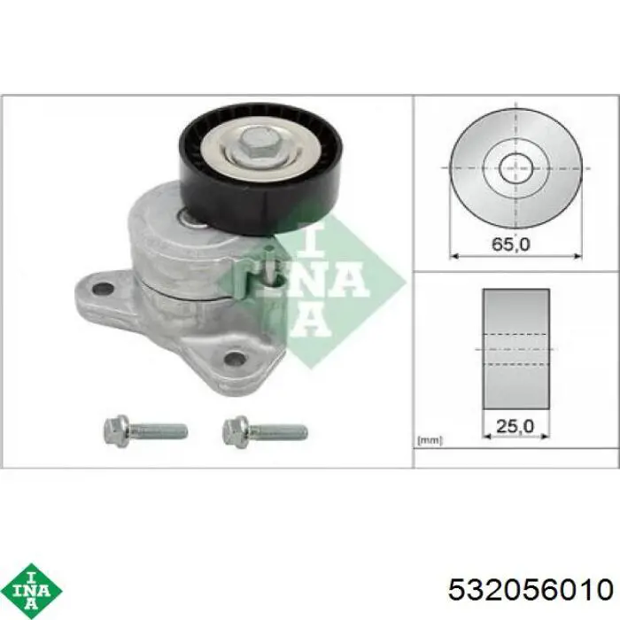 Ролик приводного ременя, паразитний INA 532056010 ціна, від 17.52 USD