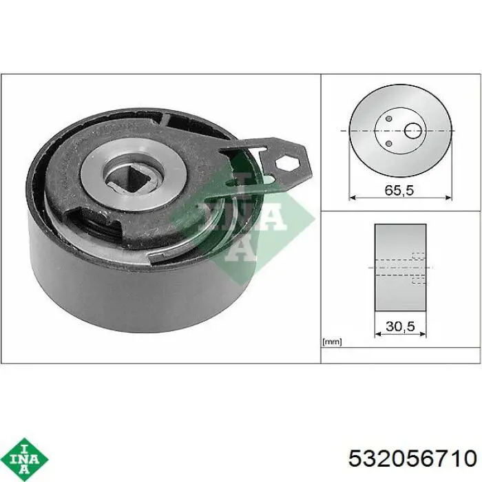 Ролик приводного ременя, паразитний INA 532056710 ціна, від 20.30 USD