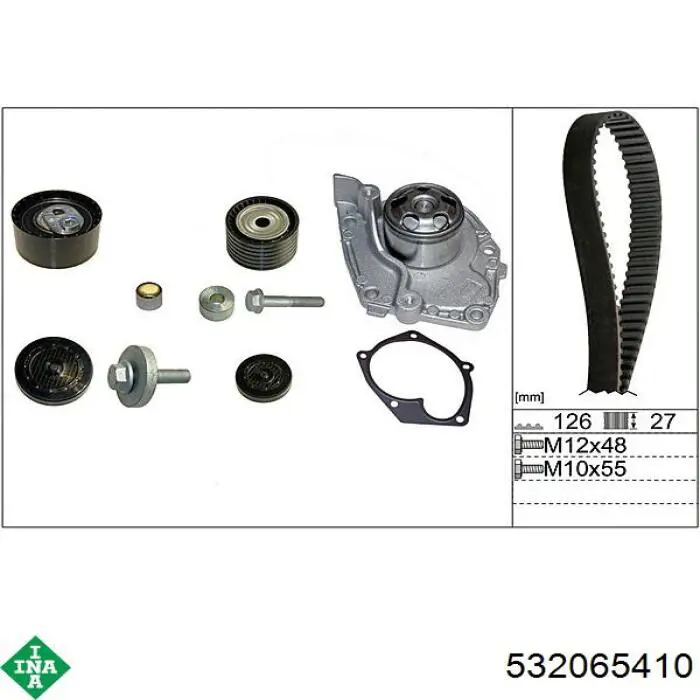 Купити 532065410 INA Ролик паразитний ГРМ