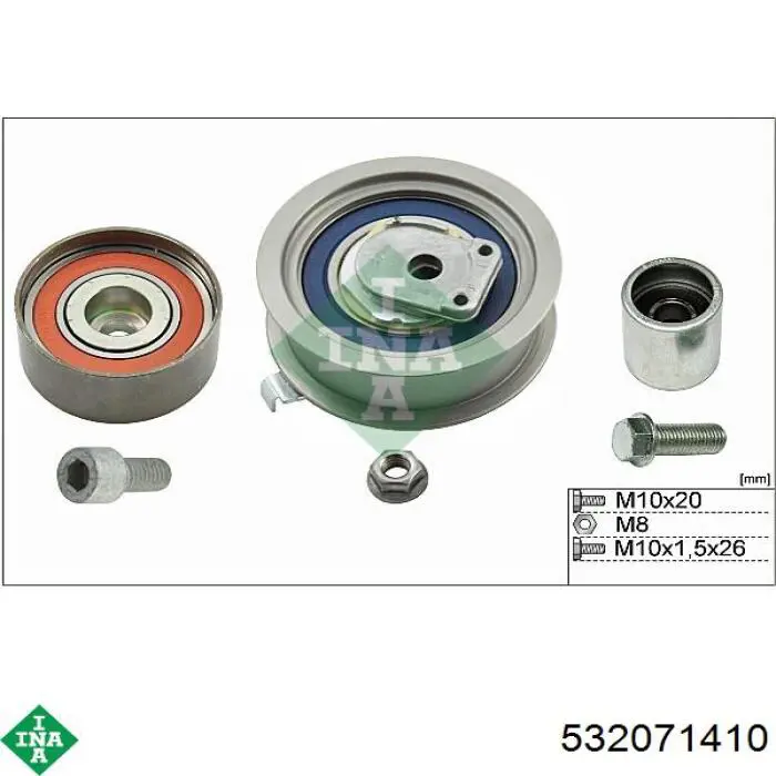 Ролик ременя ГРМ, паразитний INA 532071410 ціна, від 10.95 USD