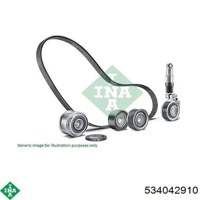 Натягувач приводного ременя INA 534042910 ціна, від 39.93 USD