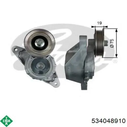 Натягувач приводного ременя INA 534048910 ціна, від 211.15 USD