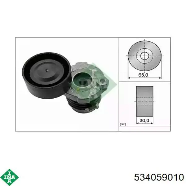 Натягувач приводного ременя Kamoka R0398 ціна, від 31.16 USD