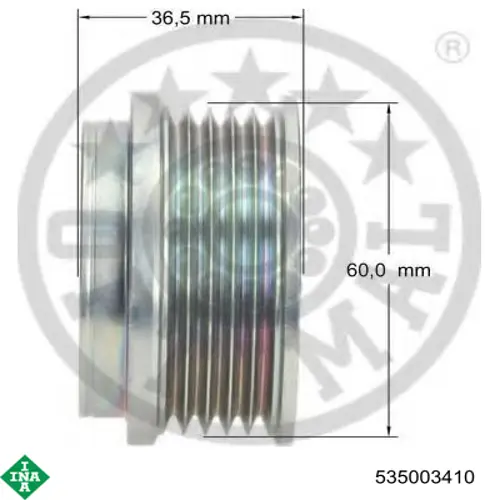 Інерційний шків INA 535003410 ціна, від 24.44 USD