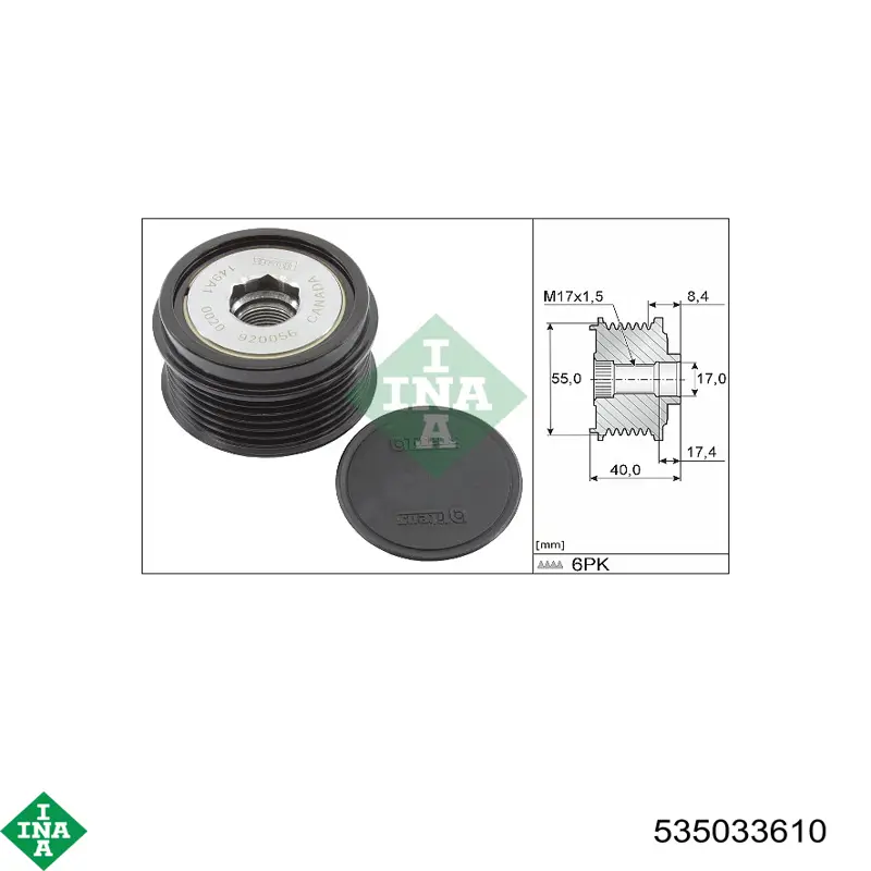 Купити 23752AA130 Subaru Шків генератора
