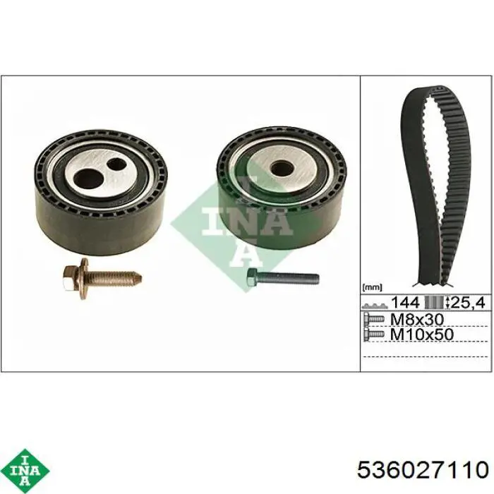Зубчастий ремінь INA 536027110 ціна, від 24.08 USD