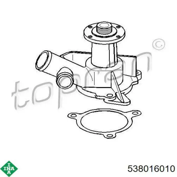 538016010 INA помпа водяна, (насос охолодження)
