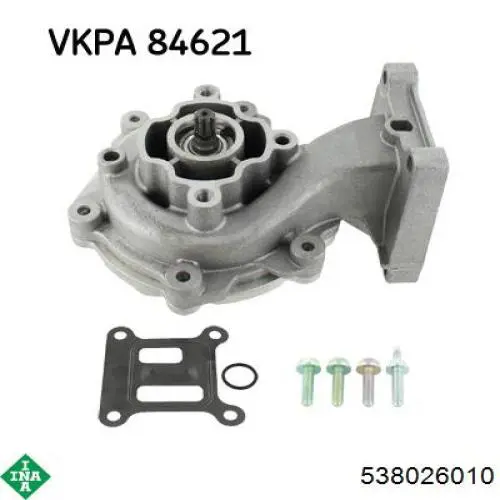 Помпа водяна, корпус INA 538026010 ціна, від 50.90 USD