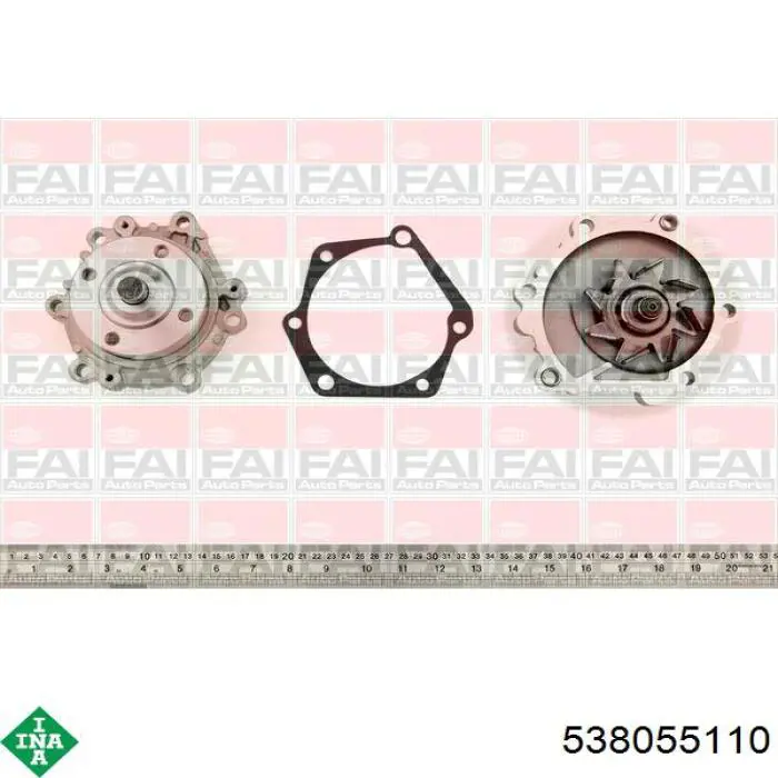 Помпа охолодження INA 538055110 ціна, від 35.25 USD