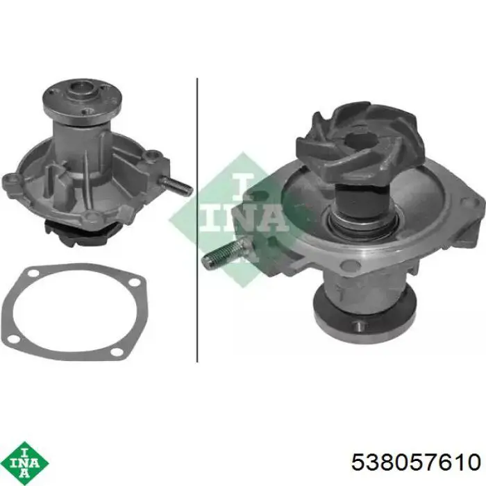 Помпа охолодження INA 538057610 ціна, від 22.04 USD