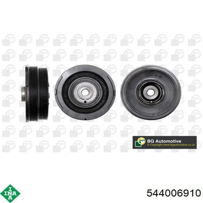 Шків колінвала (демпфер ) INA 544006910 ціна, від 110.39 USD