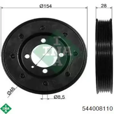 Шків колінвала (демпфер ) INA 544008110 ціна, від 39.51 USD