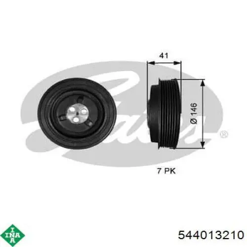 Шків колінвала 544013210 INA