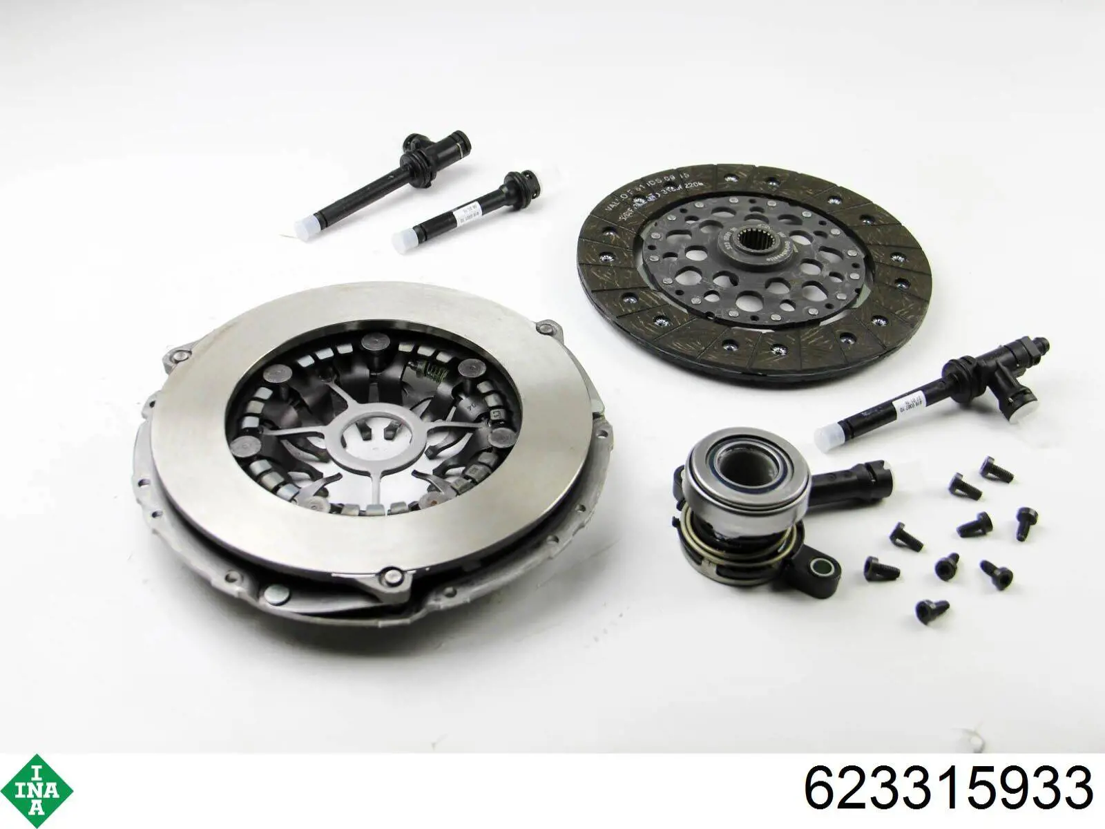 Комплект зчеплення (3 частини) INA 623315933 ціна, від 226.49 USD