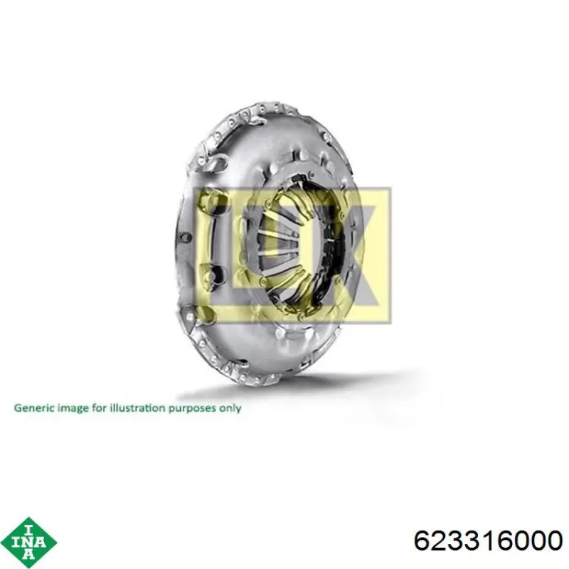 Комплект зчеплення (3 частини) INA 623316000 ціна, від 172.11 USD