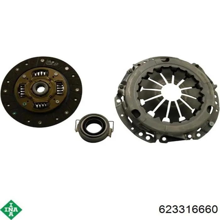 Комплект зчеплення (3 частини) INA 623316660 ціна, від 249.19 USD