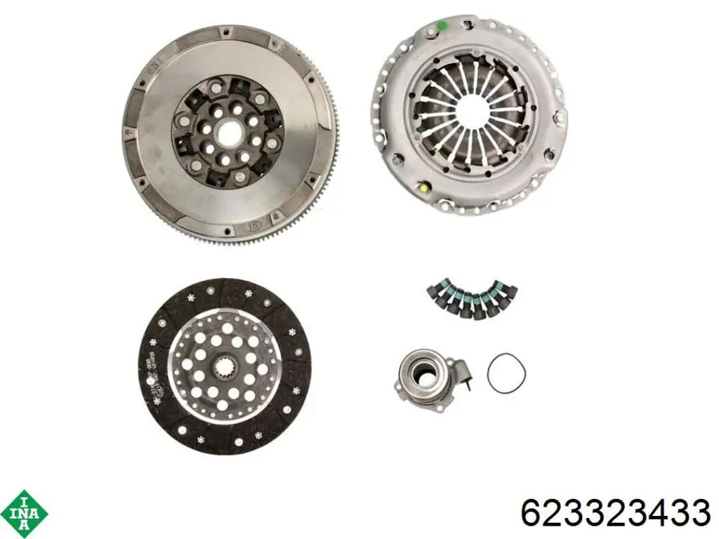 Комплект зчеплення (3 частини) VALEO 834224 ціна, від 173.23 USD
