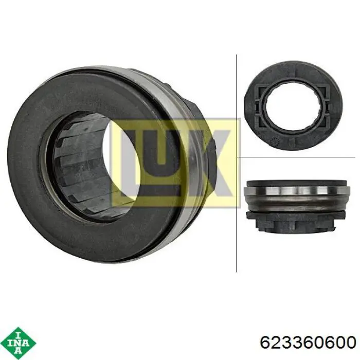 Комплект зчеплення (3 частини) LUK 623329100 ціна, від 374.94 USD
