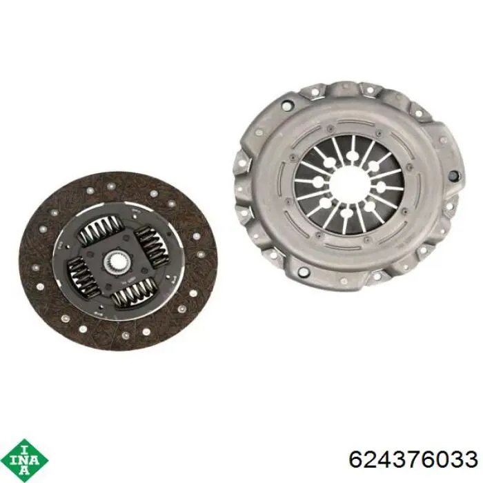 Купити HK2827 Borg&beck Комплект зчеплення (диск, корзина, підшипник)