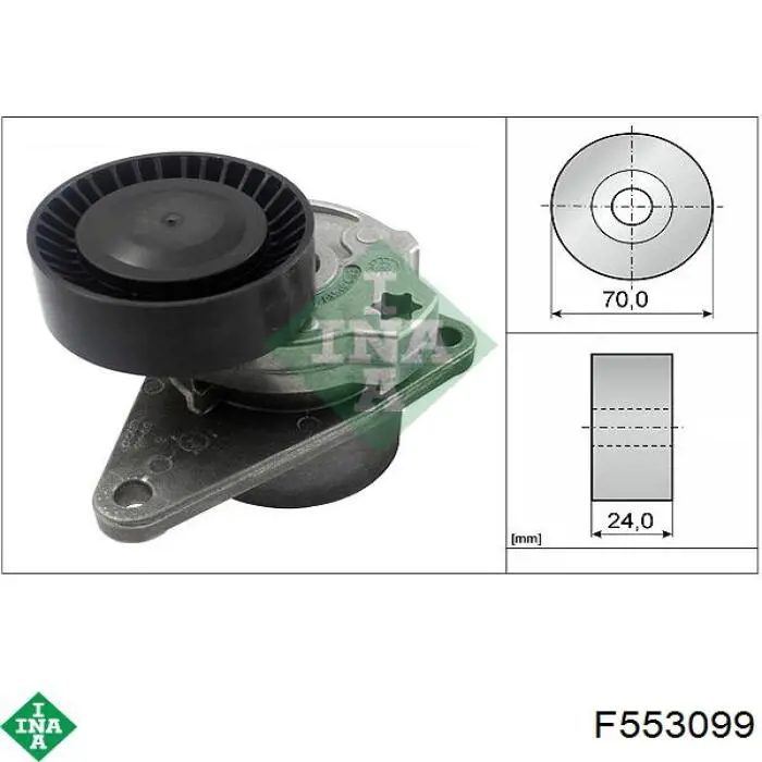 F553099 INA Обгонна муфта генератора