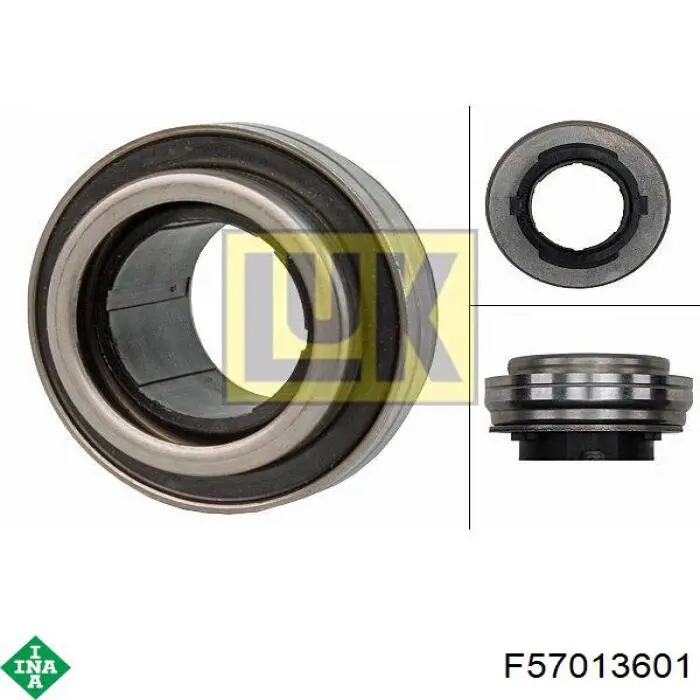 Купити F57013601 INA Підшипник включення зчеплення