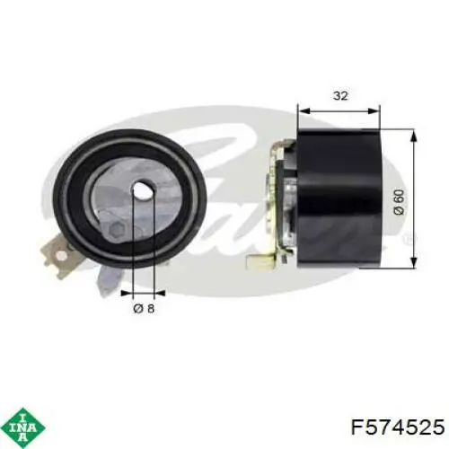 Купити F574525 INA Натяжний ролик