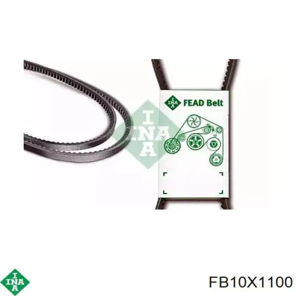 Клиновий ремінь INA FB10X1100 ціна, від 3.68 USD