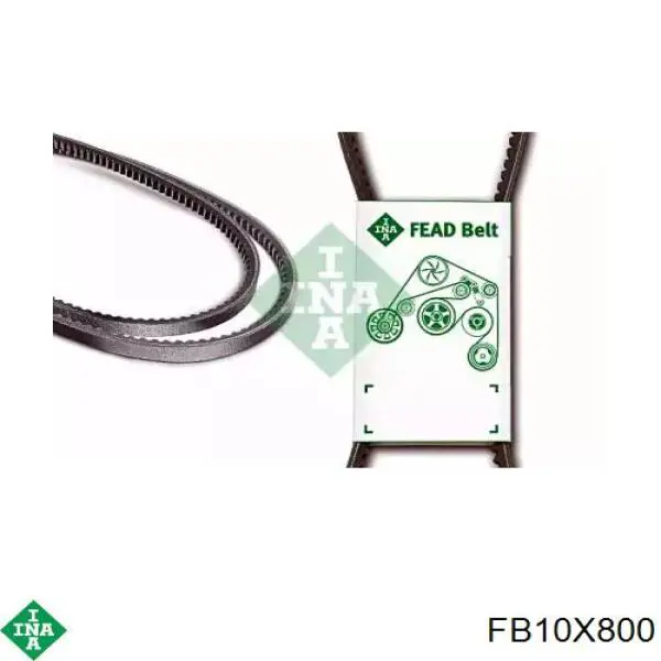 FB10X800 INA ремінь приводний, агрегатів