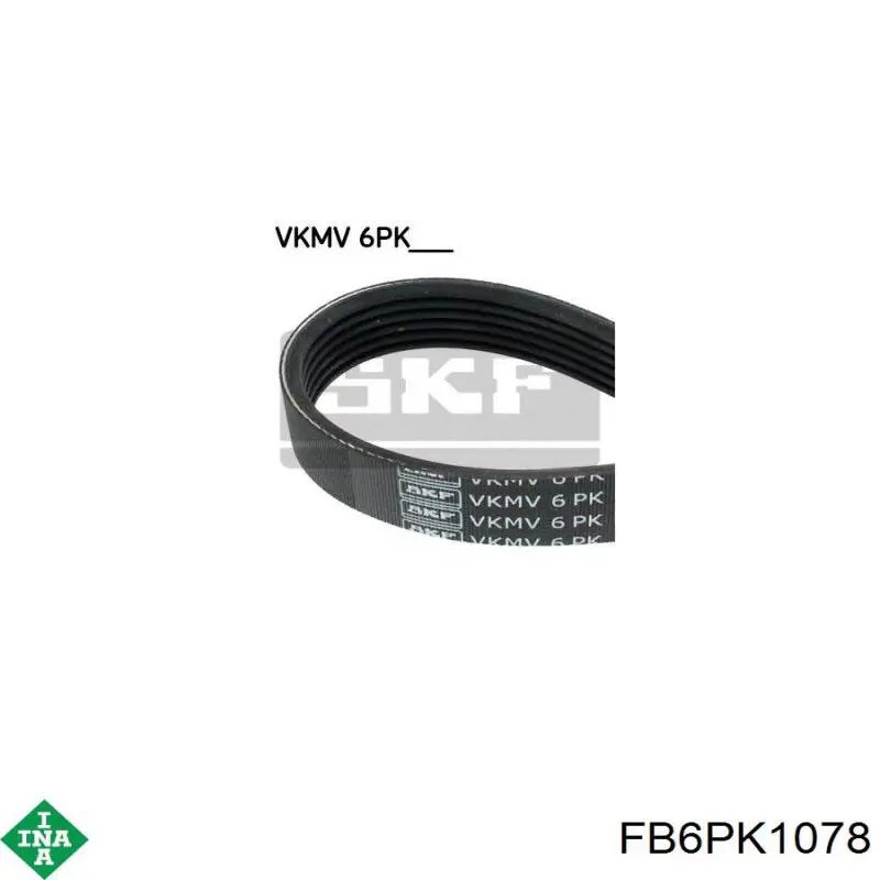 Ремінь генератора FB6PK1078 INA