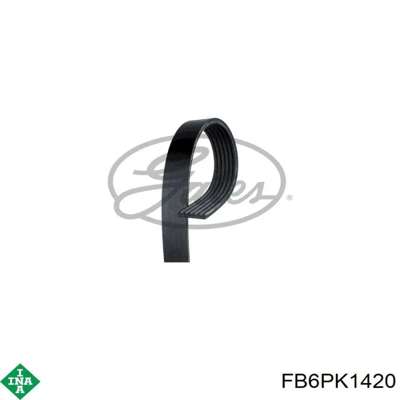 Ремінь генератора FB6PK1420 INA