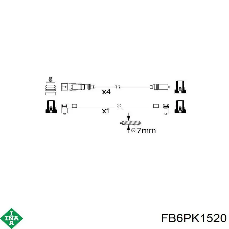 Ремінь кондиціонера INA FB6PK1520
