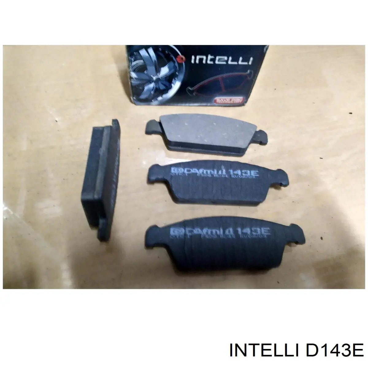 Купити D143E Intelli Колодки гальмівні передні, дискові