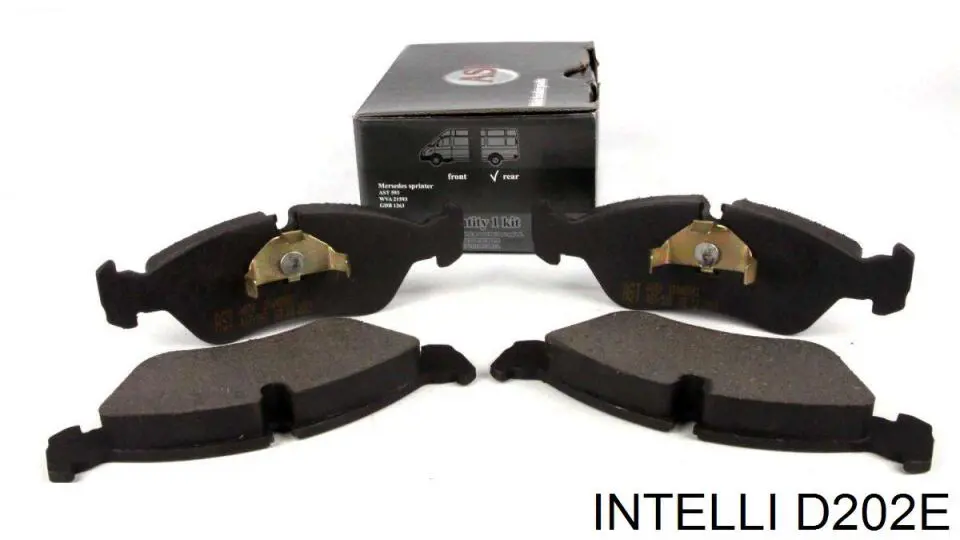 Гальмівні колодки Intelli D202E ціна, від 19.77 USD