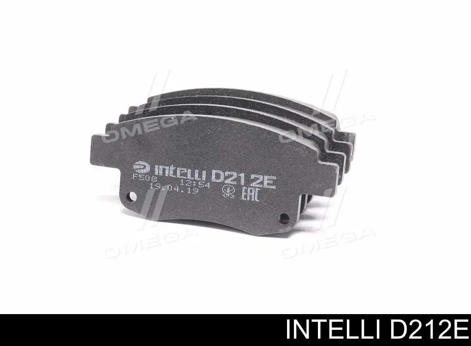 D212E Intelli Колодки гальмівні задні, дискові