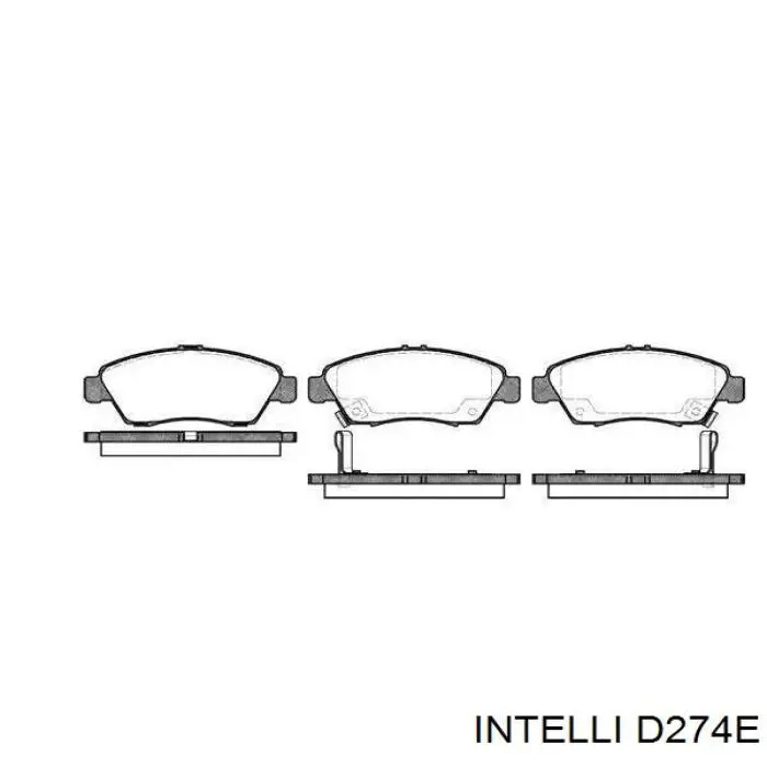 Задні гальмівні колодки Intelli D274E ціна, від 9.25 USD